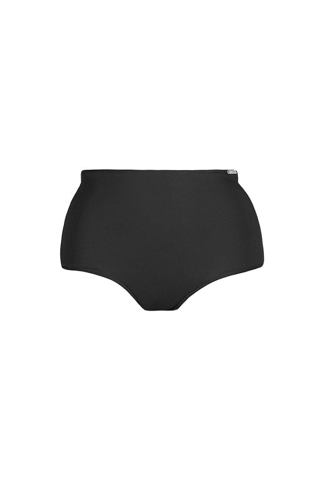 Coolers In Capri Ultra High Waist Bikini Bottoms in Black