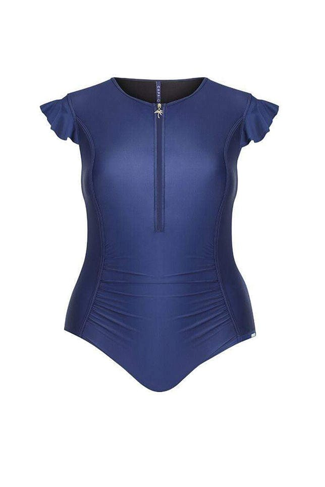 Girls Swimming Costume Frilled One Piece Swimsuit UK 2 3 4 5 6 7 8 9 10 11  12 13