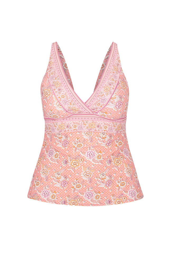 Seychelles V Neck Tankini Top | Capriosca Swimwear Australia