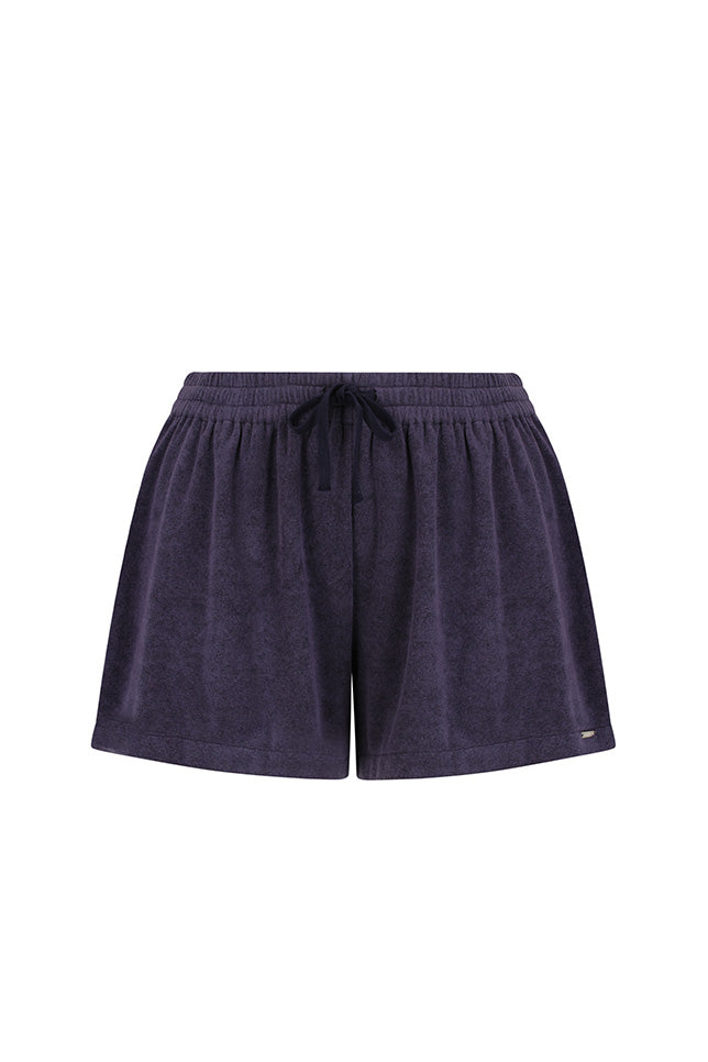 Ghost mannequin navy shorts