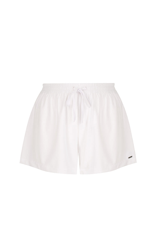 Ghost mannequin white shorts